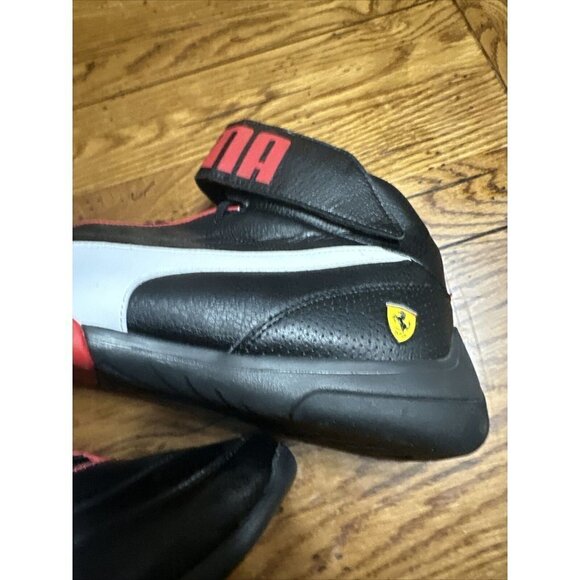 PUMA Men\'s Scuderia Ferrari Kart Cat RL Mid Motorsport Sneakers 9.5